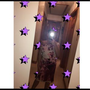 Pinks and purple dress